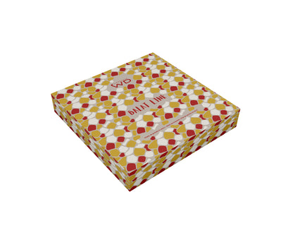 Piatto Panettone in vetro Balat Line - Argento