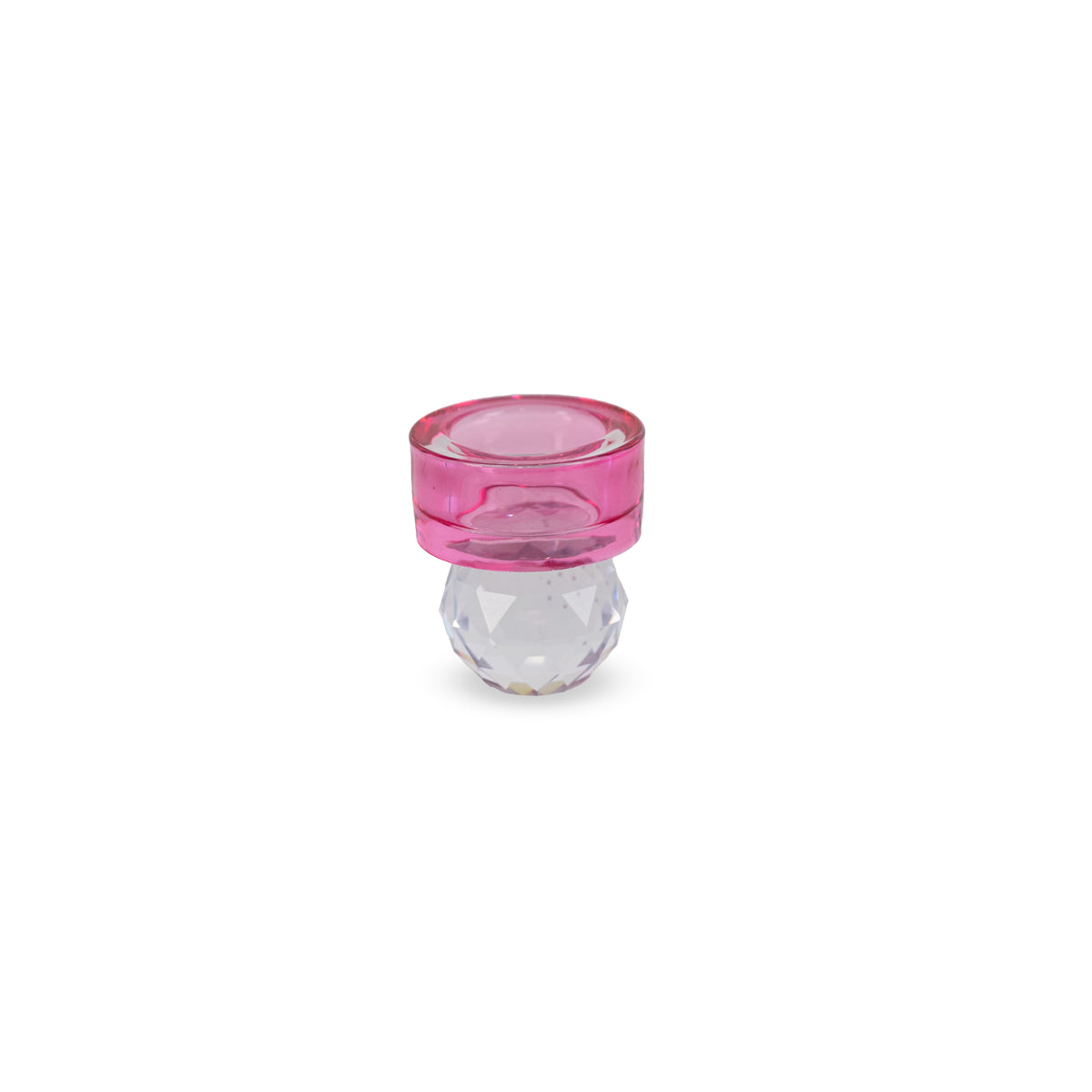 Portacandela in Vetro Diamond - Piccolo h 7 cm