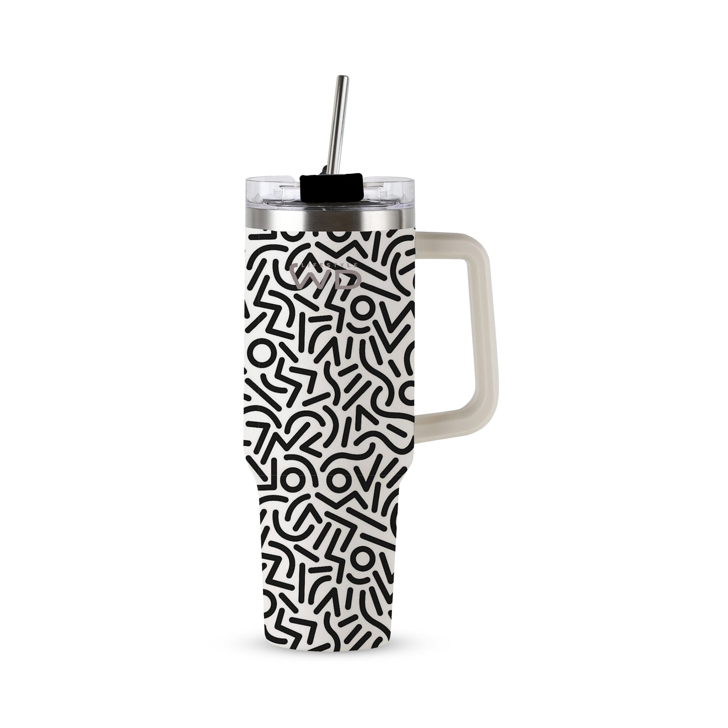 Mug americana in acciaio inox 1,2L - Fantasia