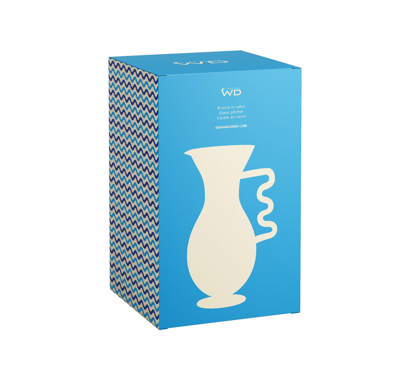 Brocca in Vetro Samarcanda 1,4 L - Azzurra
