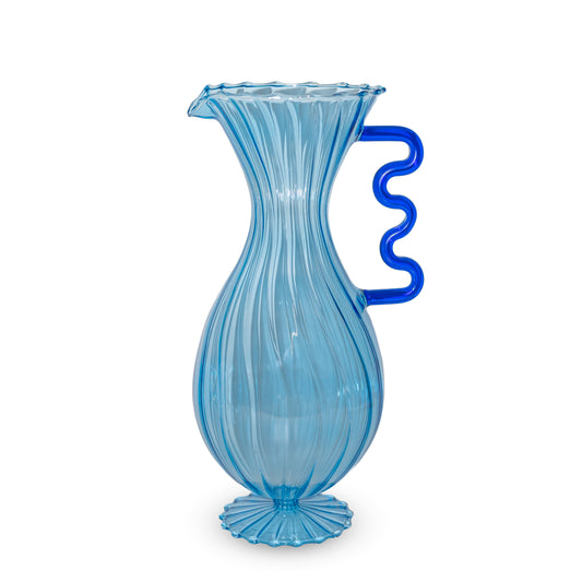 Brocca in Vetro Samarcanda 1,4 L - Azzurra