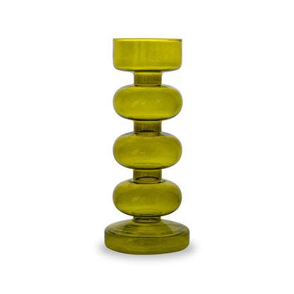 Vaso/ Porta Tealight in Vetro H23 - Vari Colori