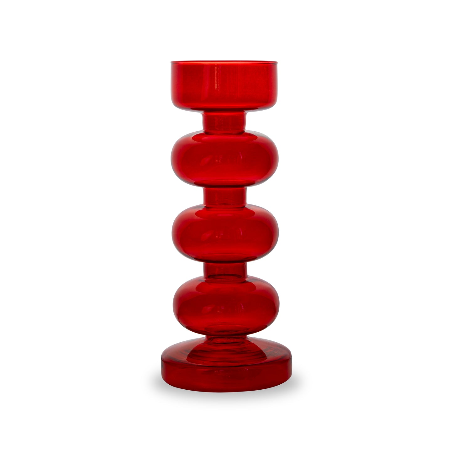 Vaso/ Porta Tealight in Vetro H23 - Vari Colori