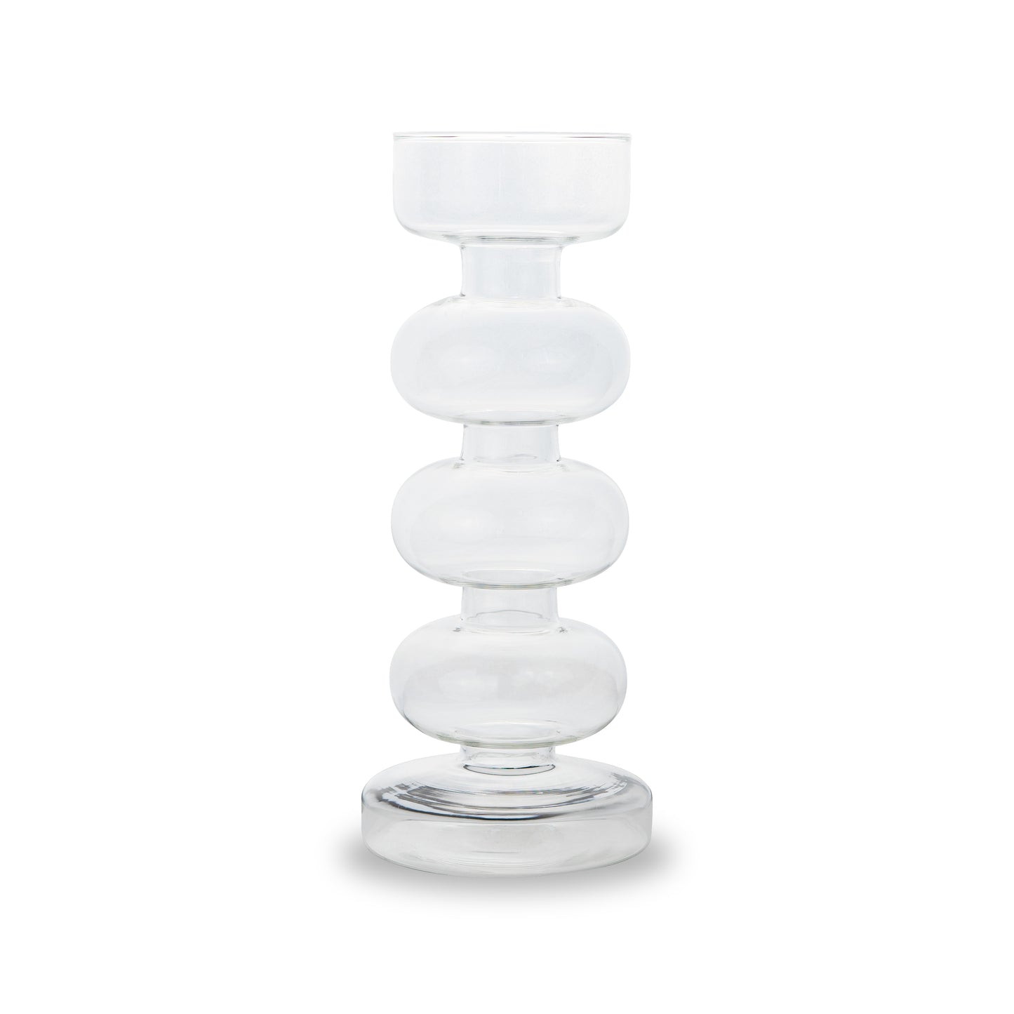 Vaso/ Porta Tealight in Vetro H23 - Vari Colori