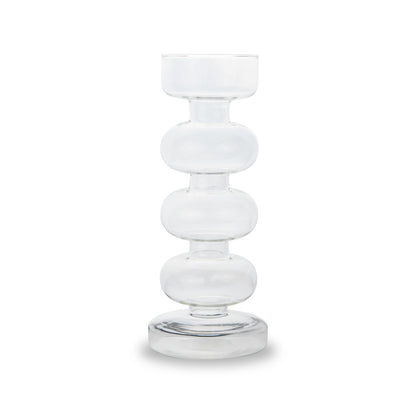 Vaso/ Porta Tealight in Vetro H23 - Vari Colori