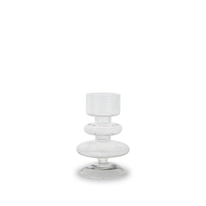Vaso/ Porta Tealight in Vetro H12 - Vari Colori