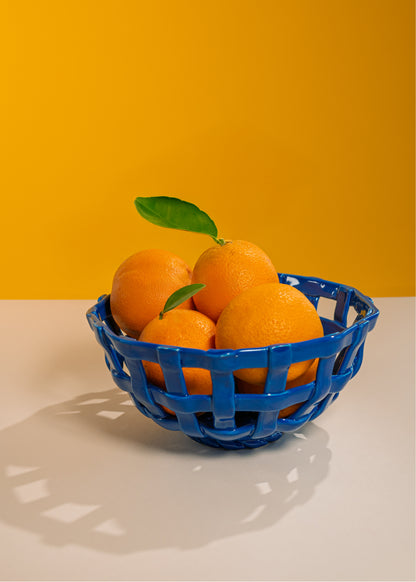 Cestino Centrotavola - Blu