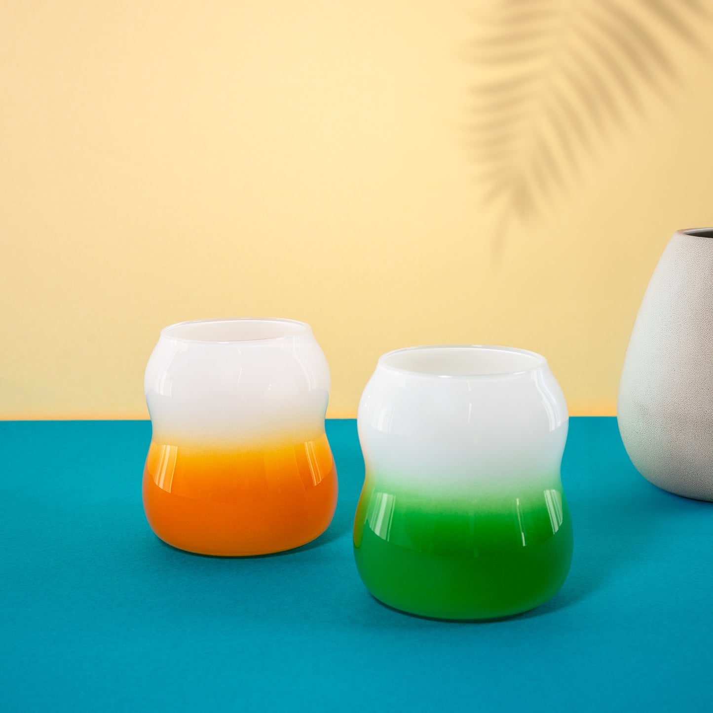 Set 2 Bicchieri Acqua in vetro - Vari Colori