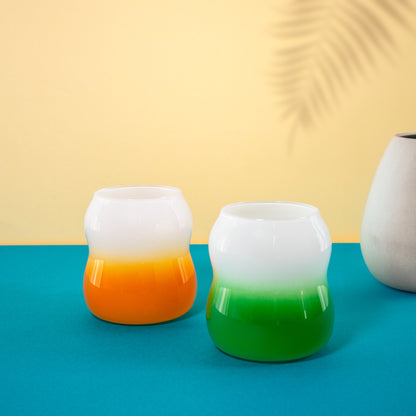 Set 2 Bicchieri Acqua in vetro - Vari Colori