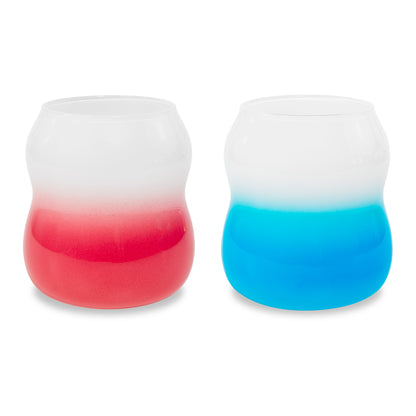 Set 2 Bicchieri Acqua in vetro - Vari Colori