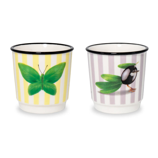 Set 2 bicchierini caffè - Vari Decori