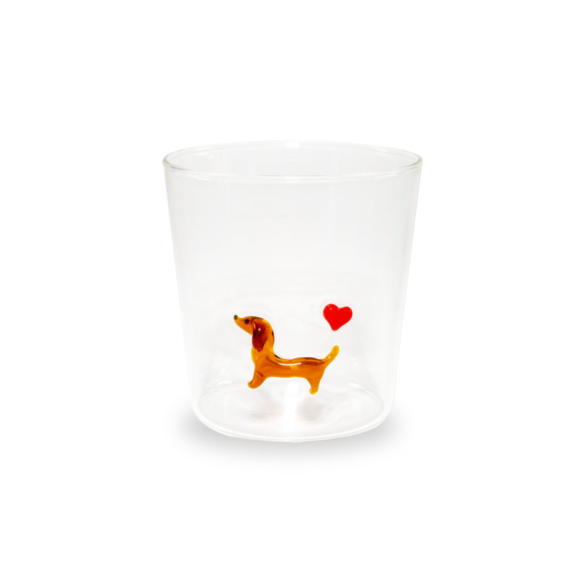 Bicchiere con Decori Animali