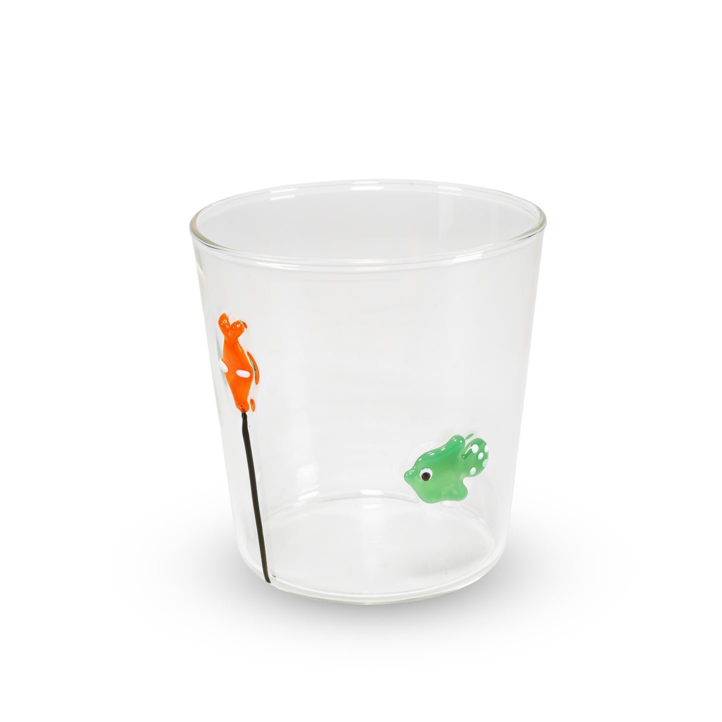 Bicchiere con Decori Marini