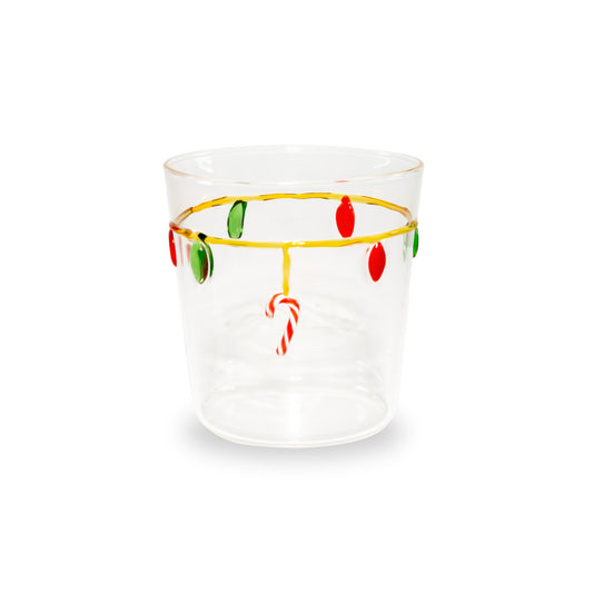 Bicchiere con Decori Natale