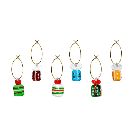 Set 6 Anellini Segnaposto Natale - Vari Decori