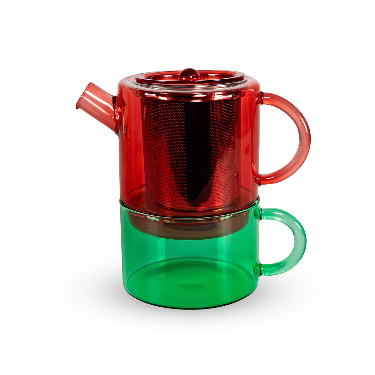 Tea for One in Vetro - Vari Colori