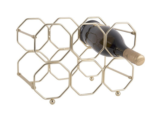 Portabottiglie Honeycomb - Oro