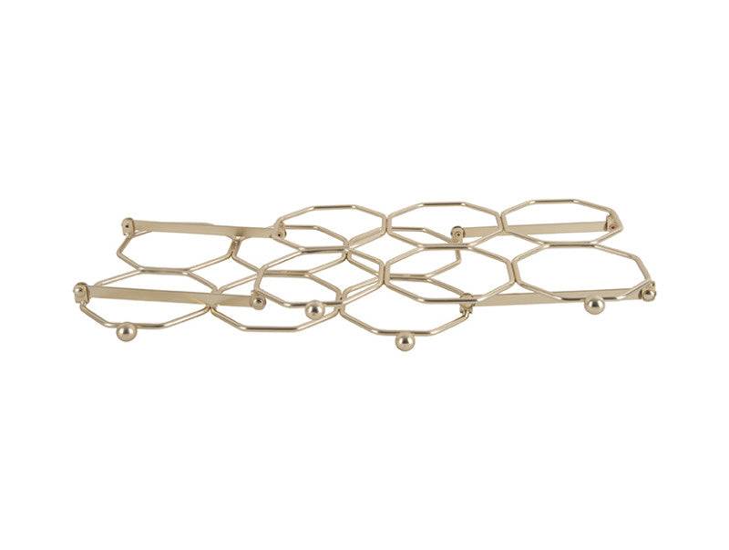 Portabottiglie Honeycomb - Oro