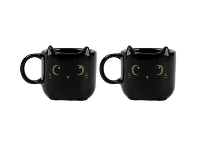 Set 2 Tazzine Caffè Gatto - Vari Colori