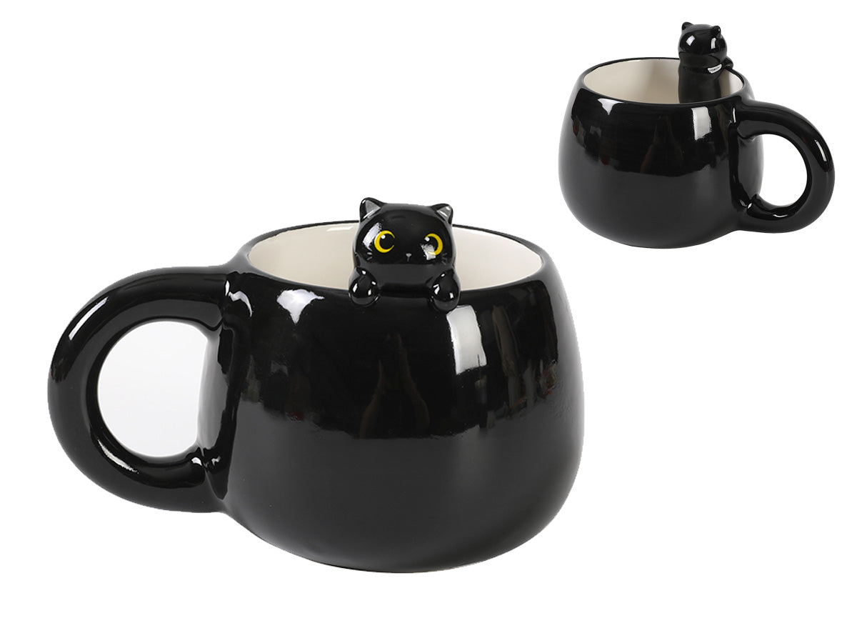 Mug con Charm Gatto - Vari Colori