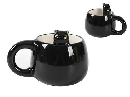 Mug con Charm Gatto - Vari Colori