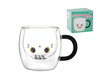 Tazza in Vetro doppia camera - Vari Soggetti