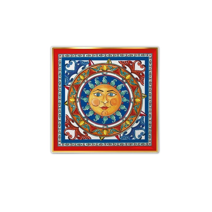 Vassoio Quadrato 11x11 SOLE MIO