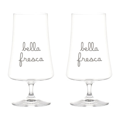 Set 2 Calici Birra "Bella Fresca"