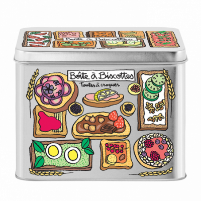 Barattolo Metallo - Fette Biscottate