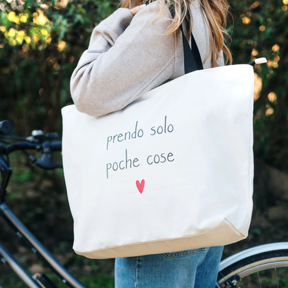 Borsa "Prendo solo poche cose"