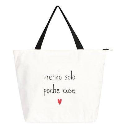 Borsa "Prendo solo poche cose"