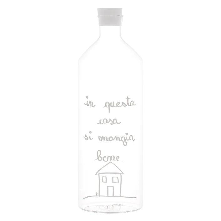 Bottiglia "In questa casa si mangia bene"