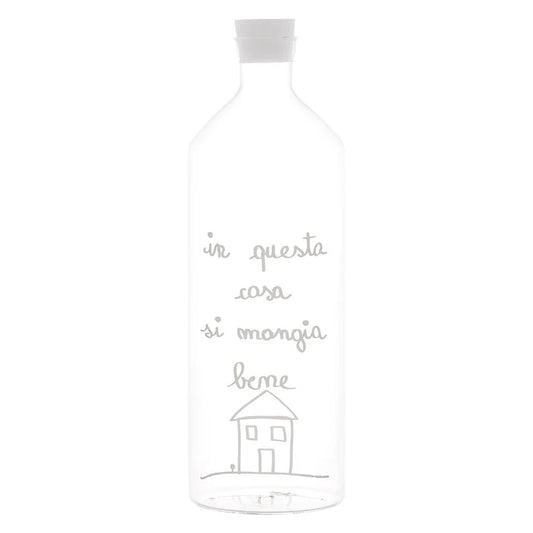 Bottiglia "In questa casa si mangia bene"