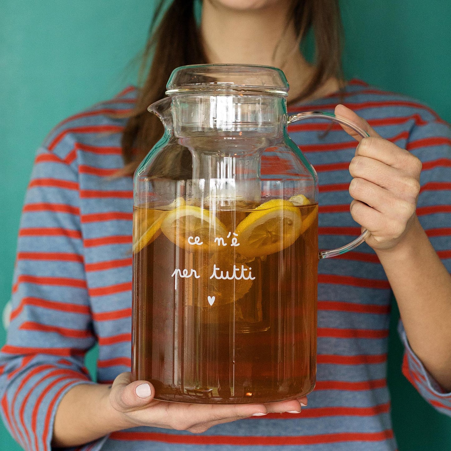 Caraffa con portaghiaccio "Ce n'è per Tutti"