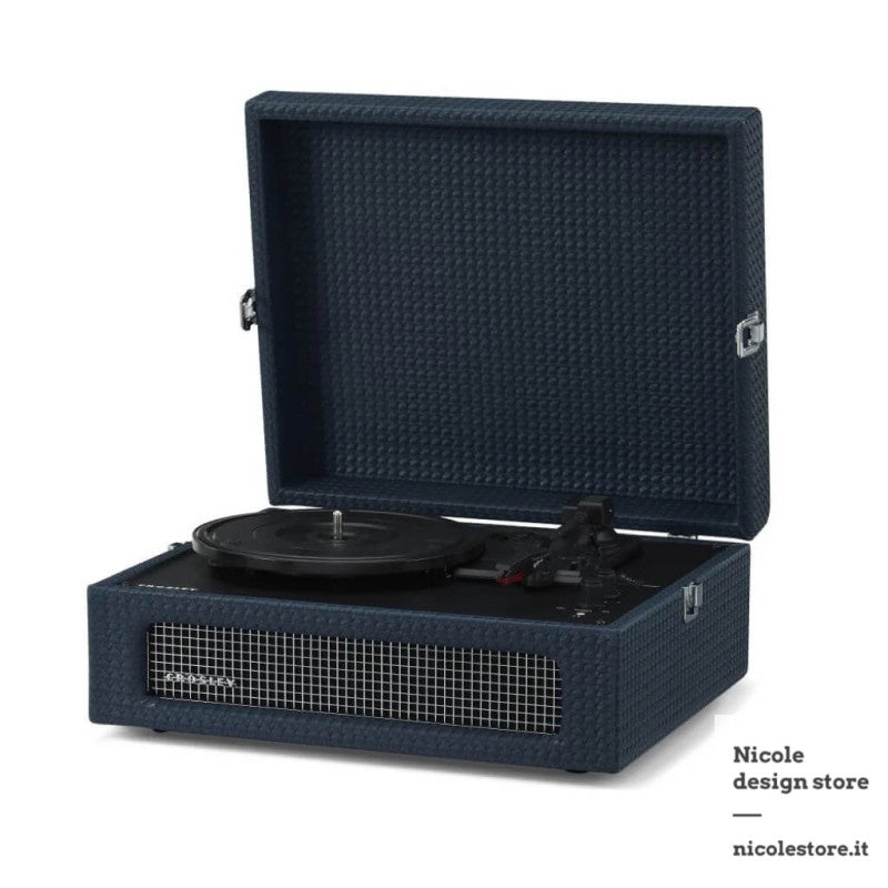 Giradischi Bluetooth Voyager - Blu