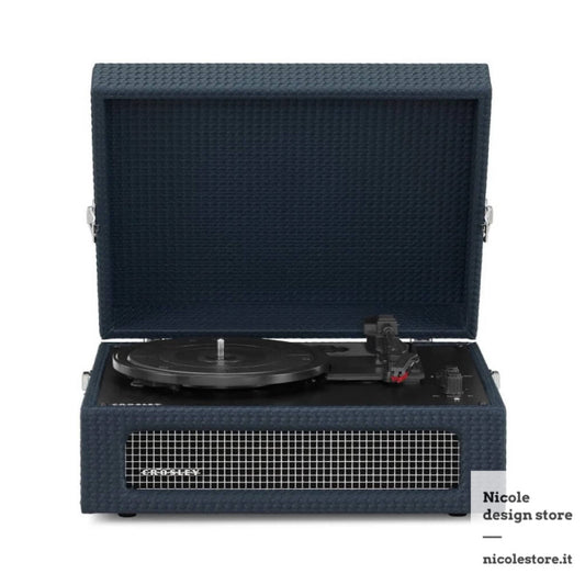 Giradischi Bluetooth Voyager - Blu