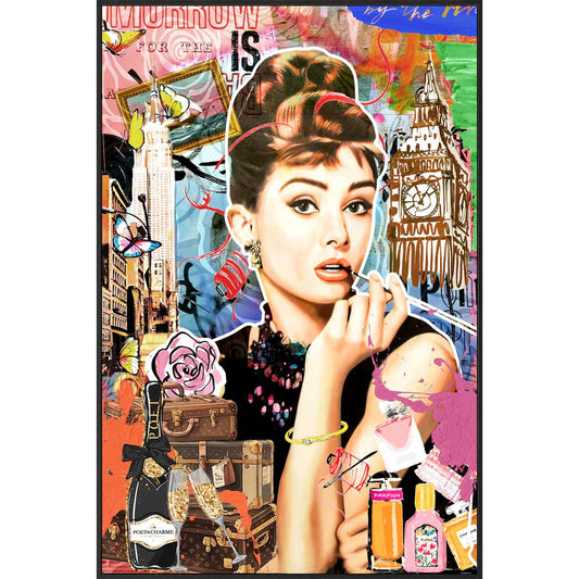 Quadro GLOSSY - Audrey Hepburn