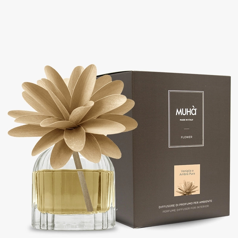 Profumatore d'ambiente Flower - VANIGLIA E AMBRA PURA 60 ml