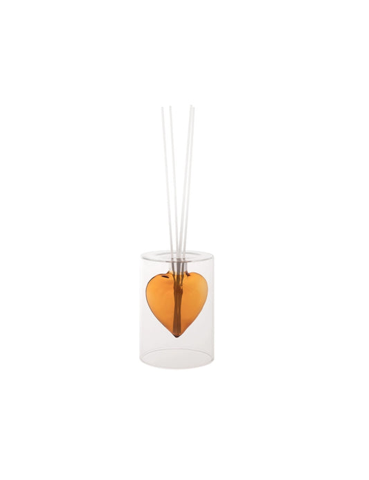 Diffusore in vetro - Cuore Ambra