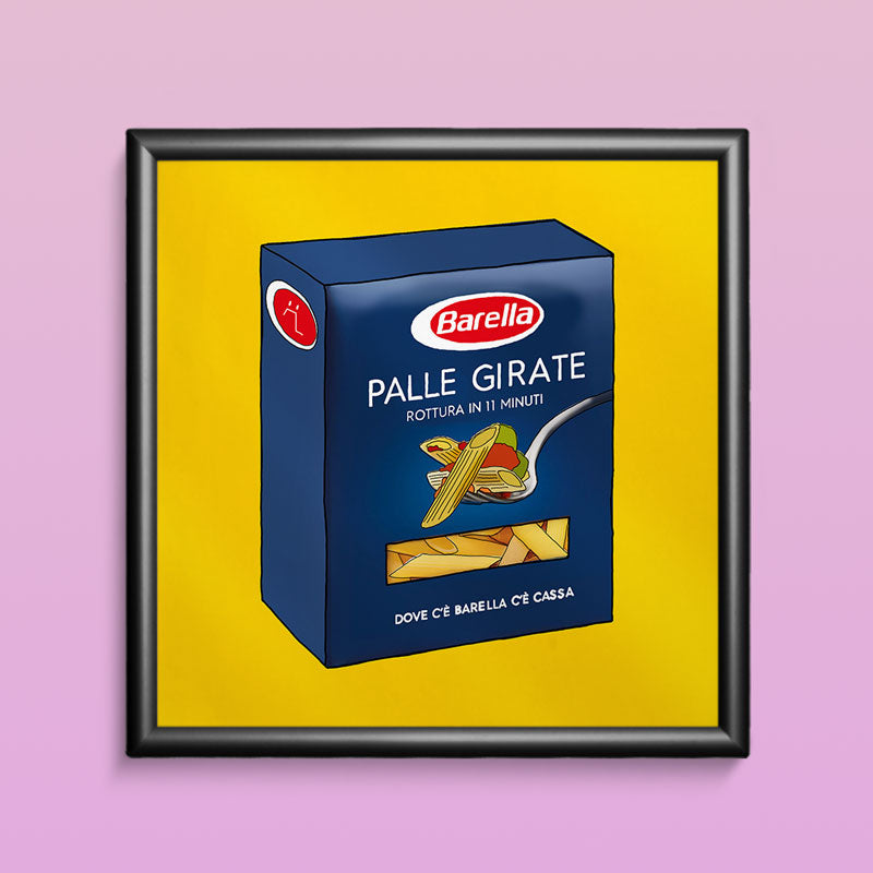 Poster con cornice - Palle Girate