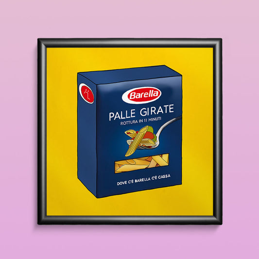 Poster con cornice - Palle Girate