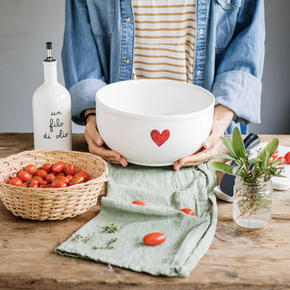 Insalatiera ø 25 "Cuore Rosso"