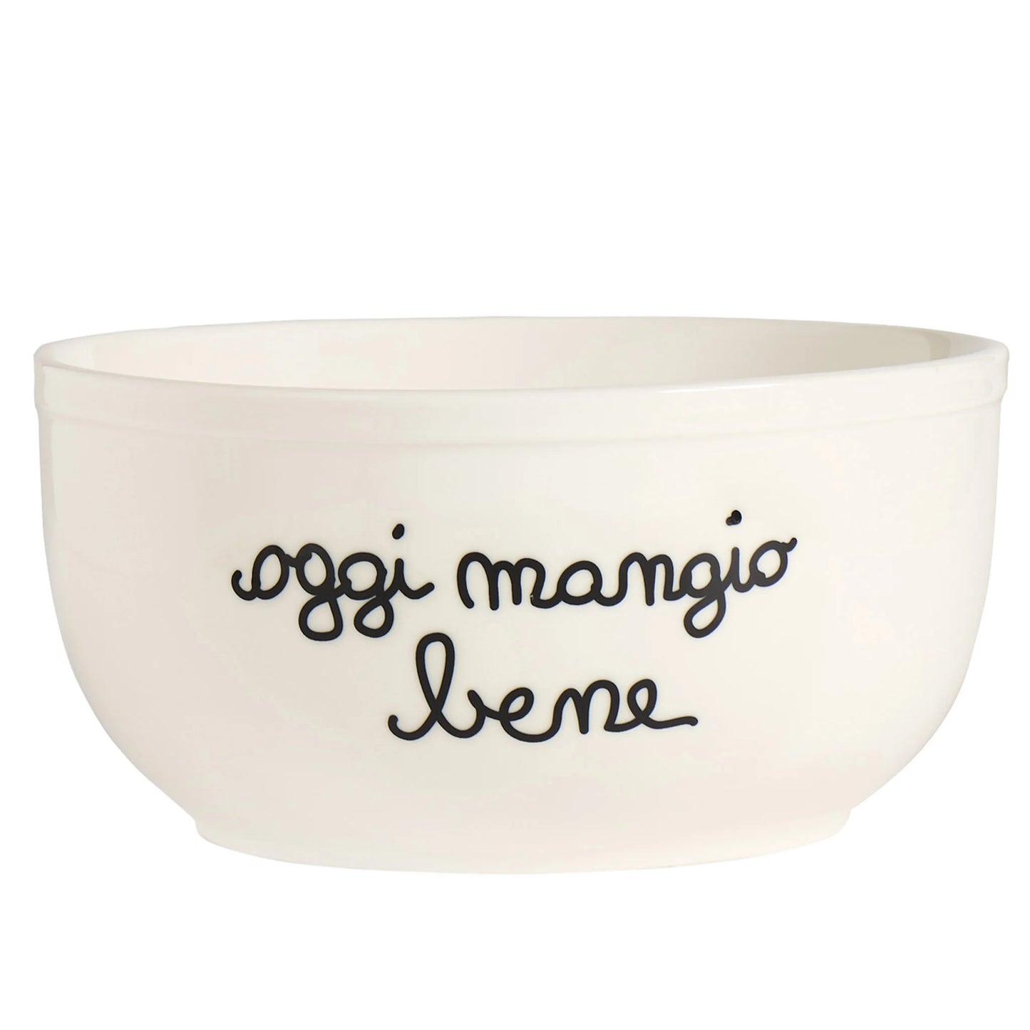 Insalatiera ø 20 "Oggi mangio bene"