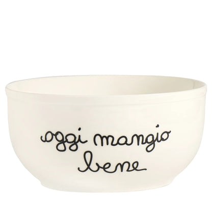 Insalatiera ø 25 "Oggi mangio bene"
