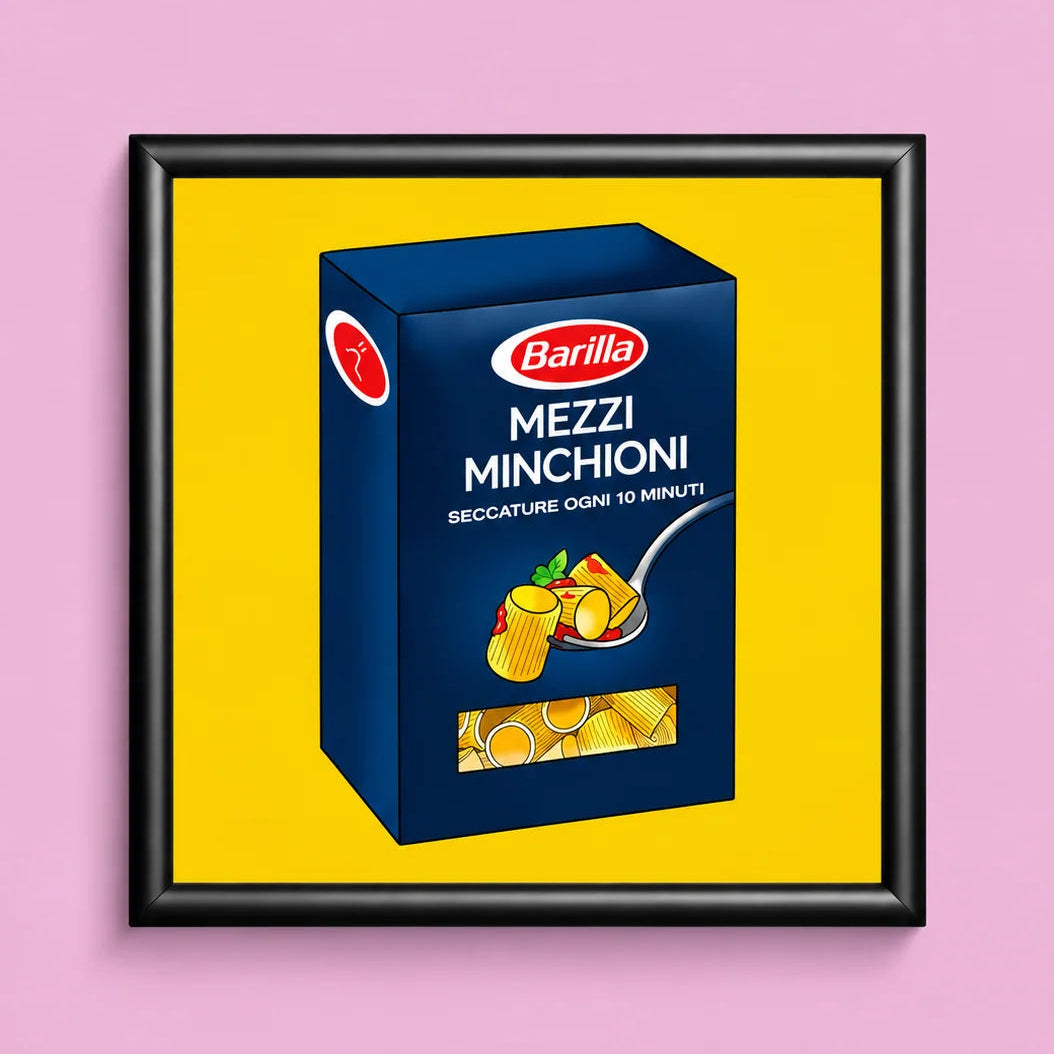 Poster con cornice - Mezzi Minchioni