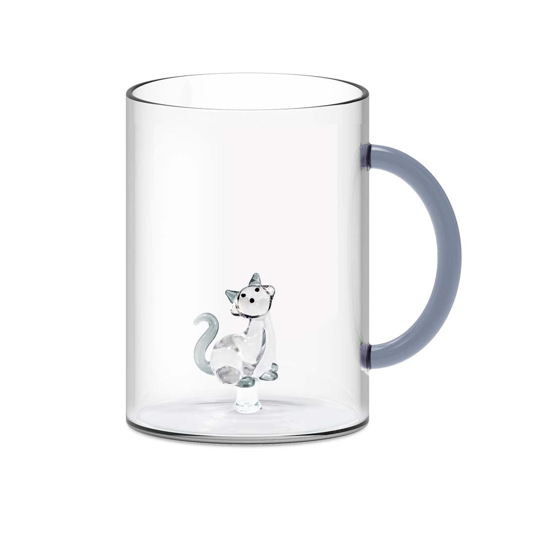 Mug in vetro con soggetto