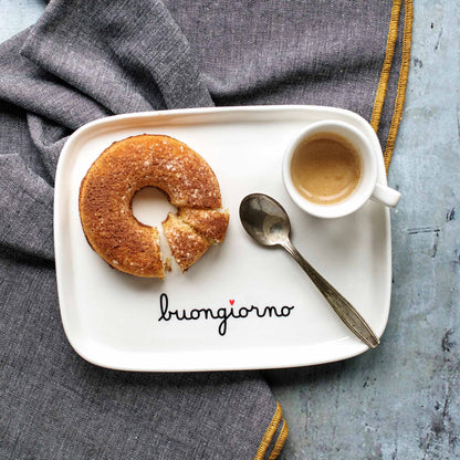 Vassoio Rettangolare "Buongiorno"