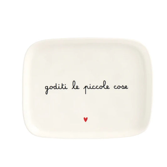 Vassoio Rettangolare "Goditi le piccole cose"