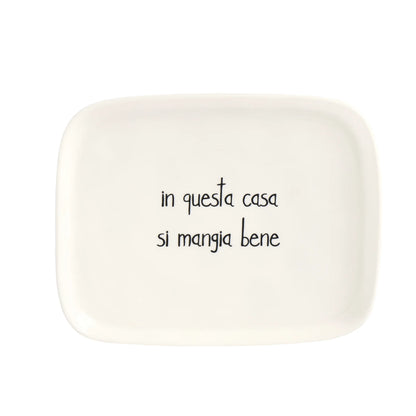 Vassoio Rettangolare "In questa Casa si mangia Bene"