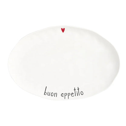 Piatto Ovale "Buon Appetito"